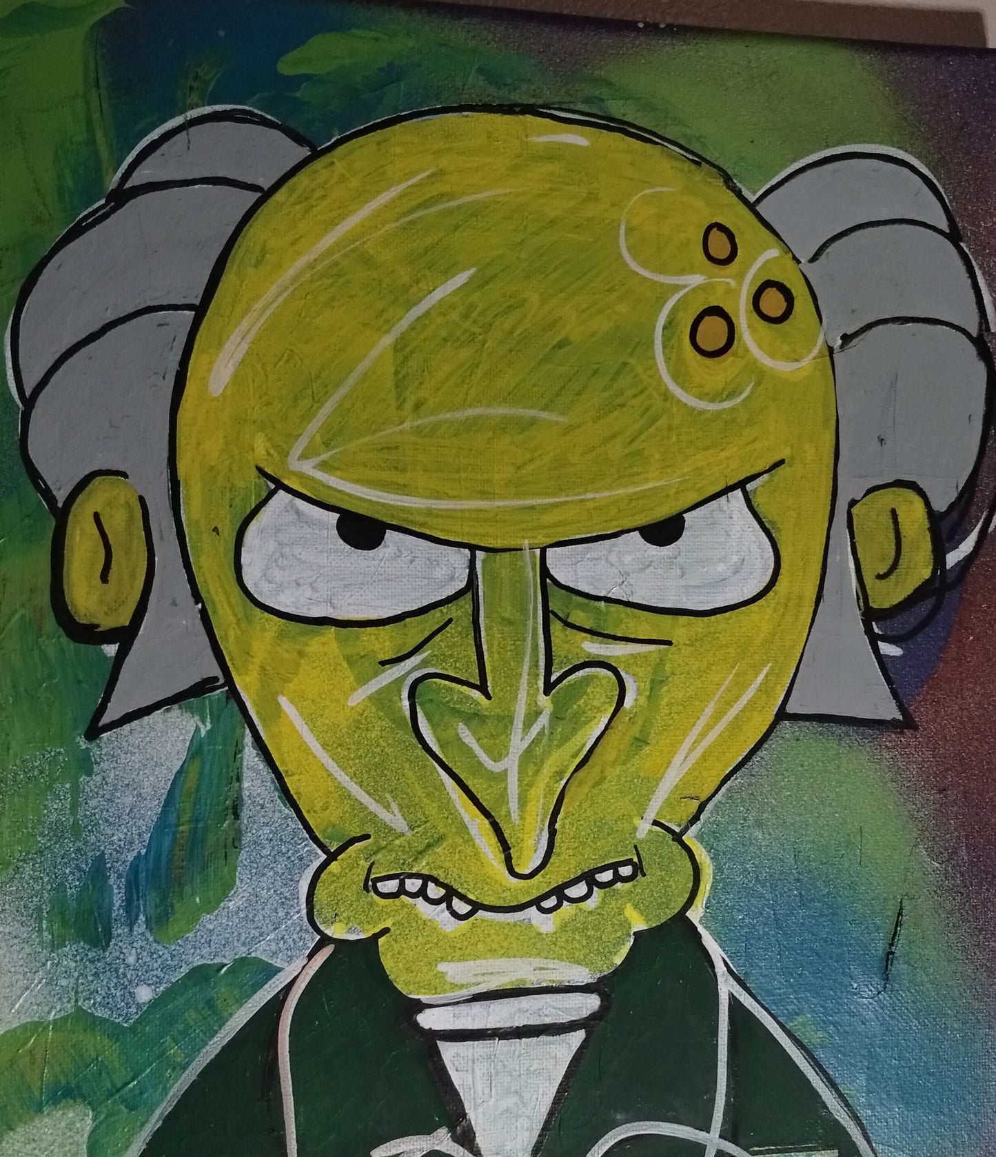 Montgomery Burns Mug Shot